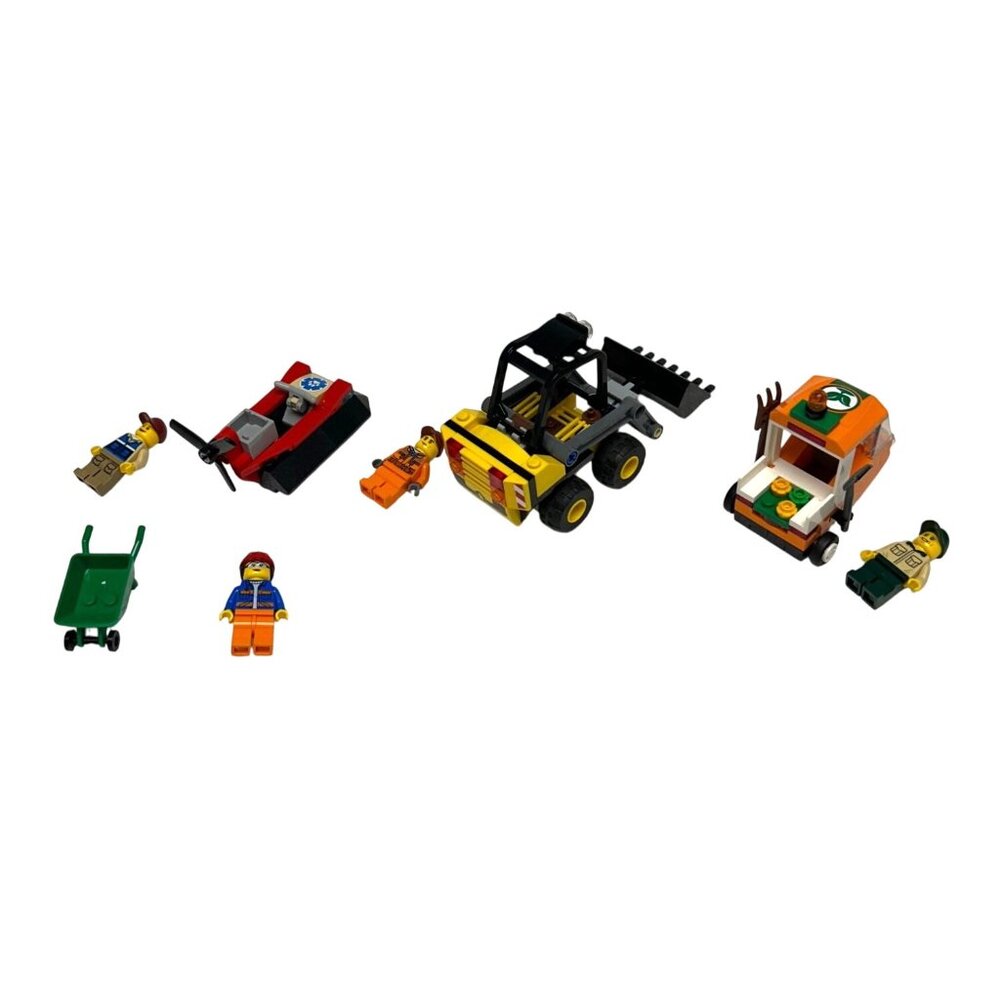 Lego City Random Lot Front End Loader Hovercraft Mini Figs Figures & Accessories